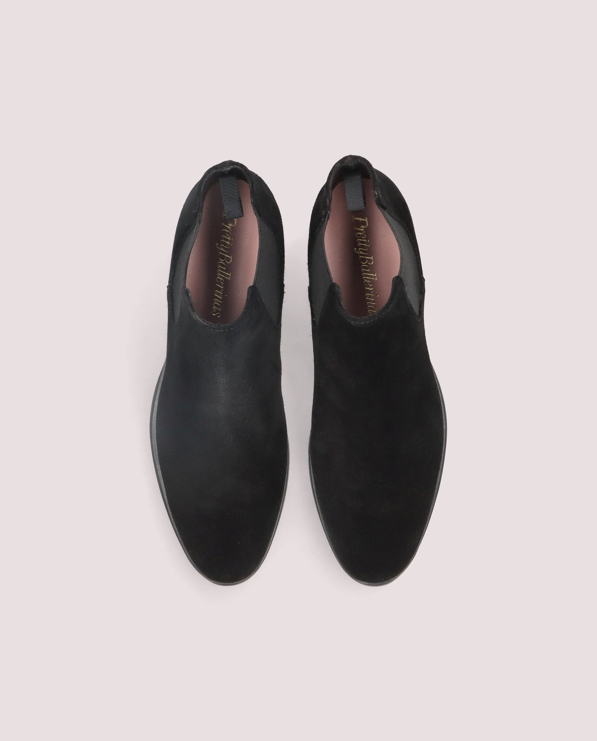 Vista alternativa de Botines Pat Negros Ante por PrettyBallerinas