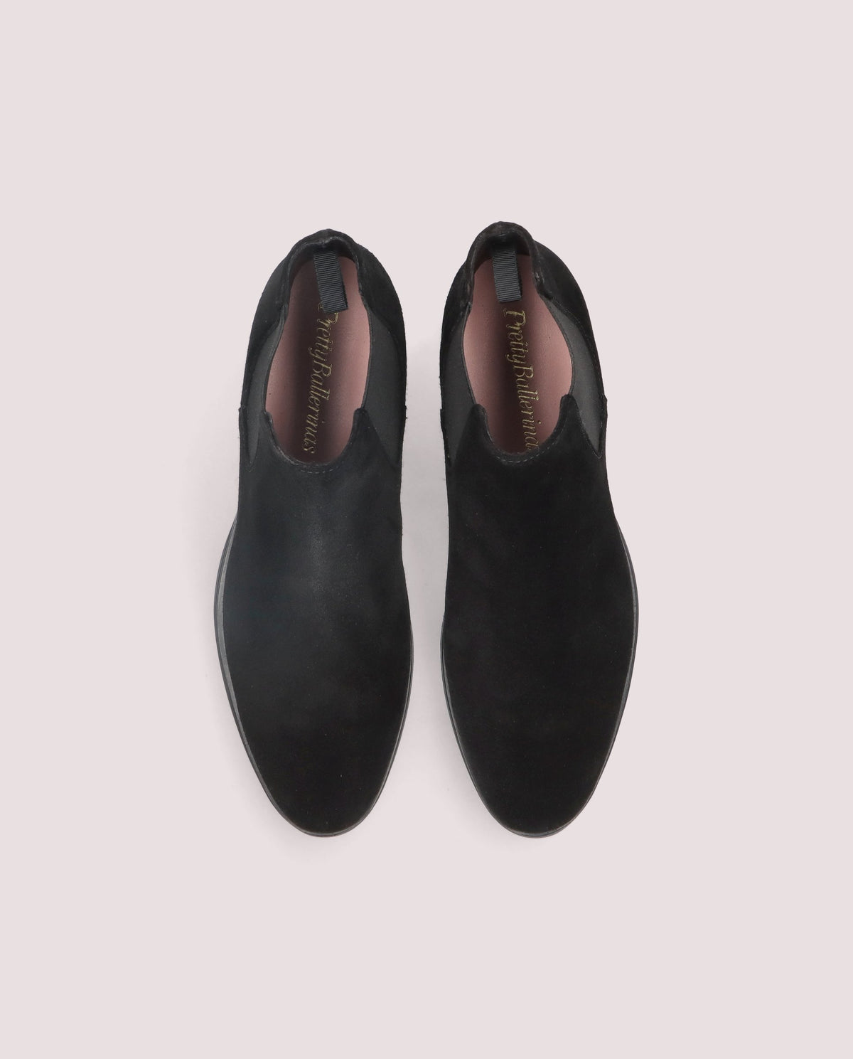 Vista alternativa de Botines Pat Negros Ante por PrettyBallerinas