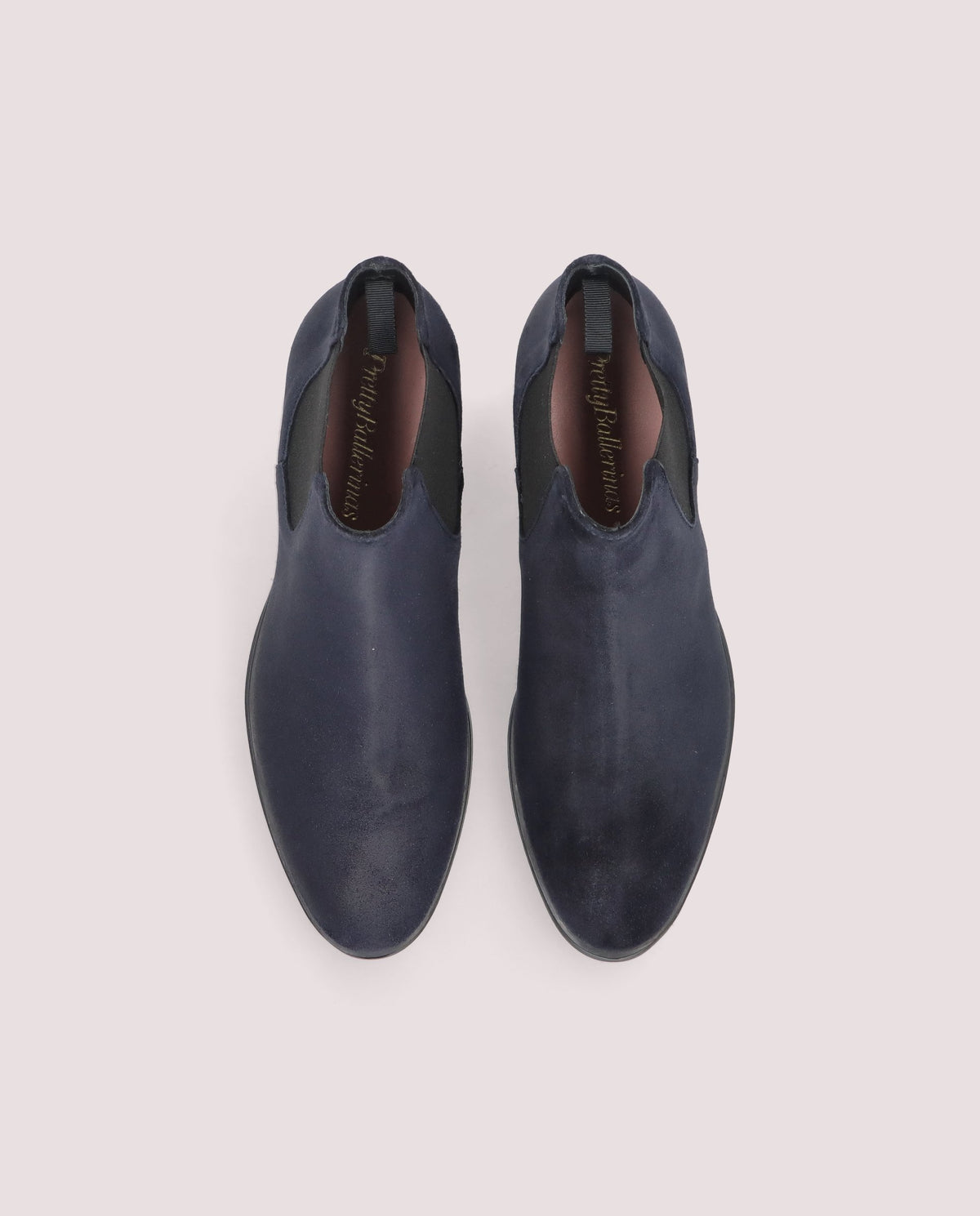 Vista alternativa de Botines Pat Azules Ante por PrettyBallerinas