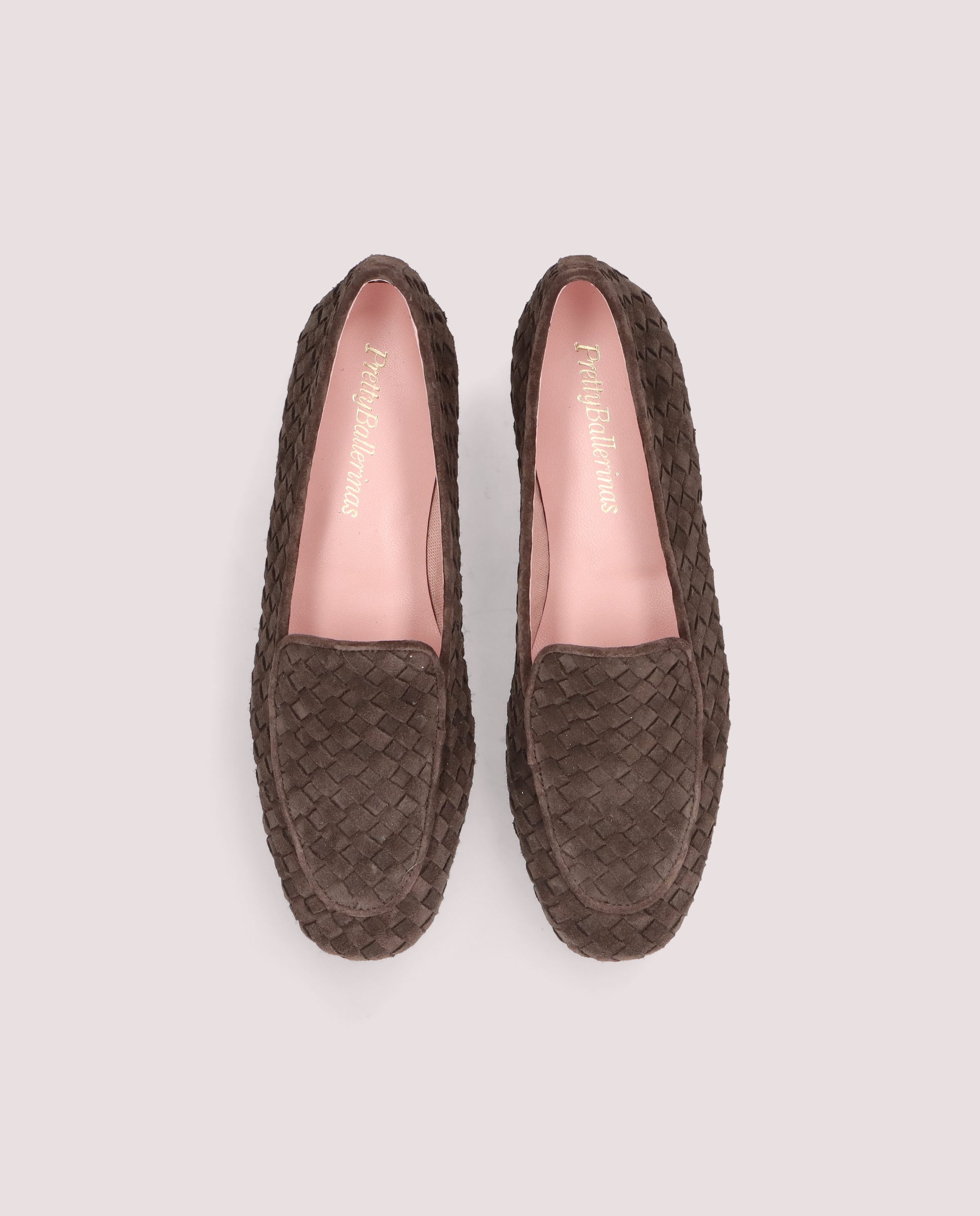 Vista alternativa de Loafers Faye Marrones Ante por PrettyBallerinas