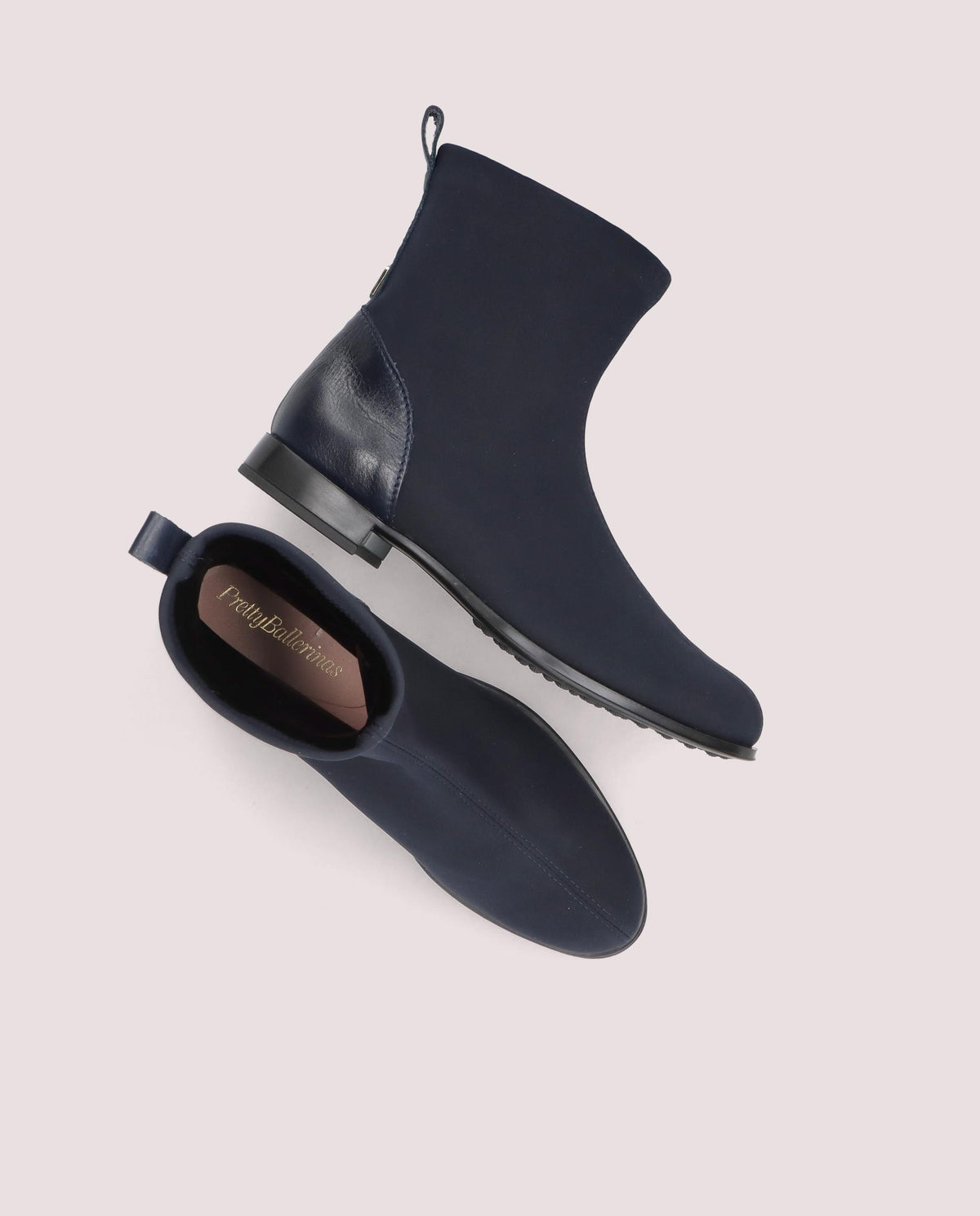 Botines Pat Azules Tejidos