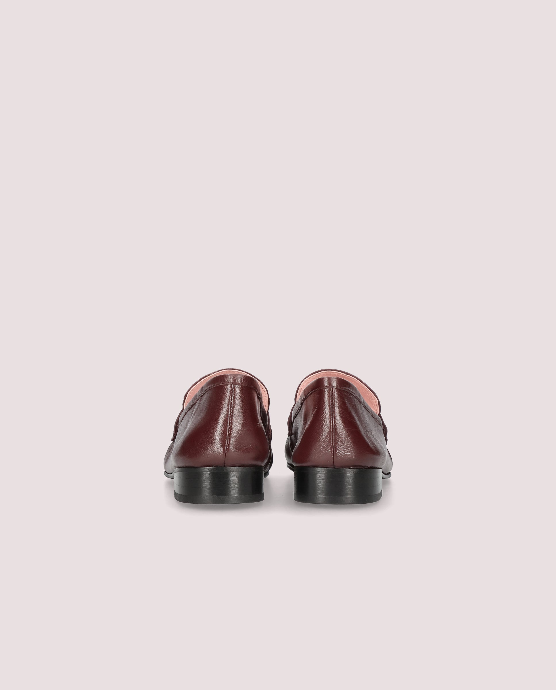 Salma moccasin in red leather