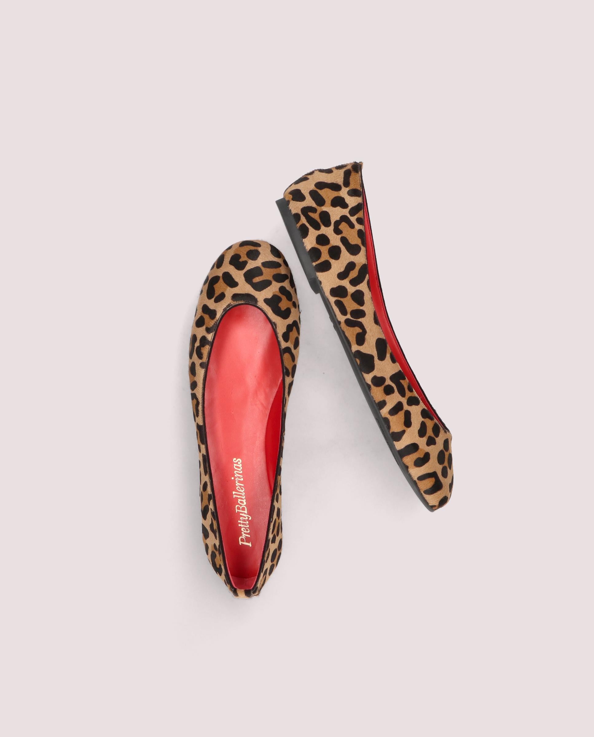 Rosario ballerina in leopard printed poni