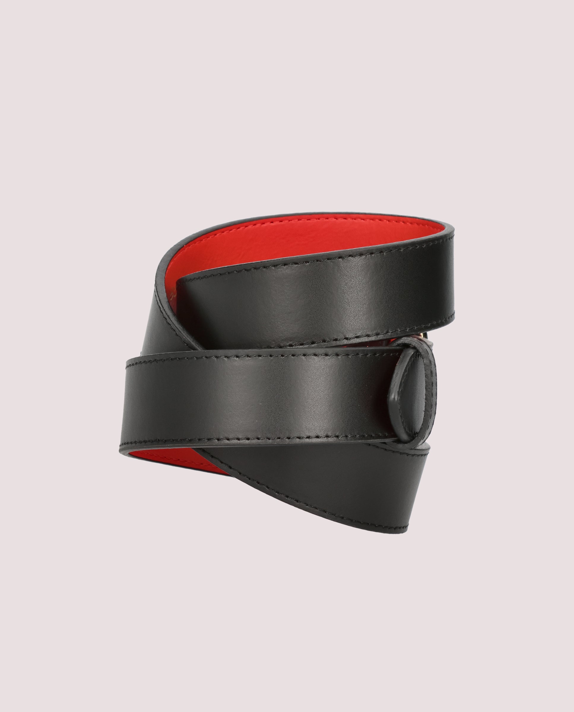 Alternative view of Black leather belt by PrettyBallerinas