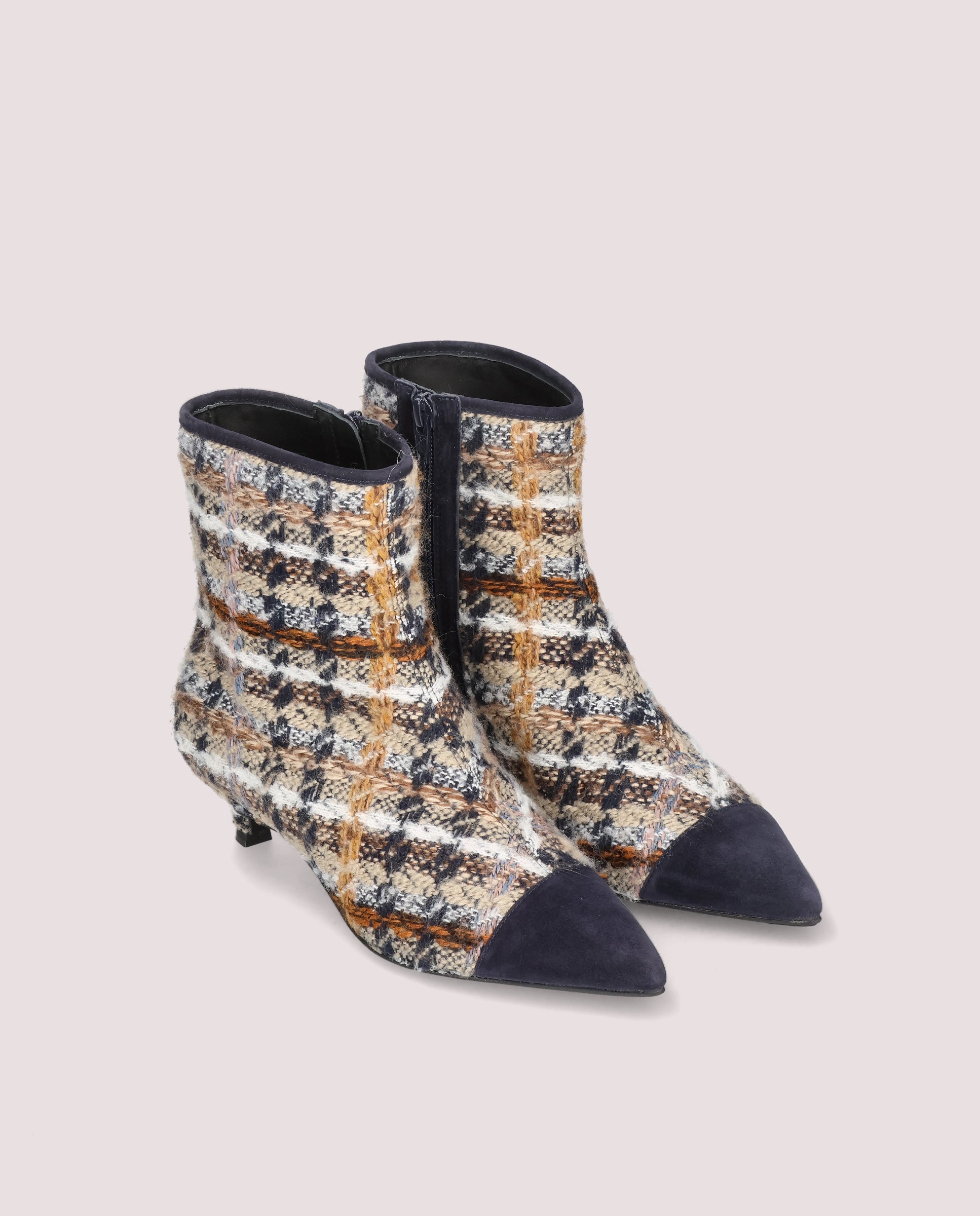 Botines Kendall Azules Tejidos