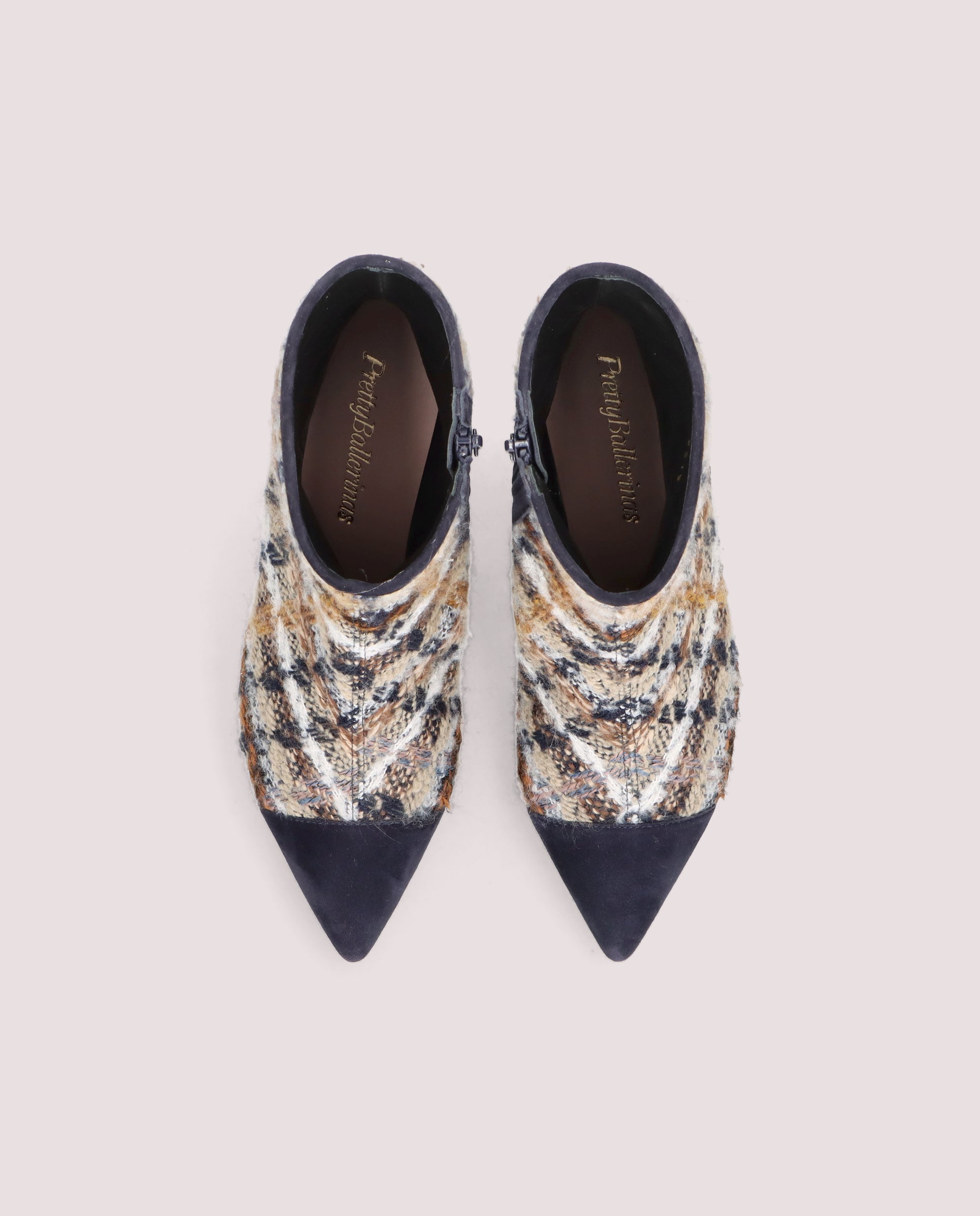 Botines Kendall Azules Tejidos
