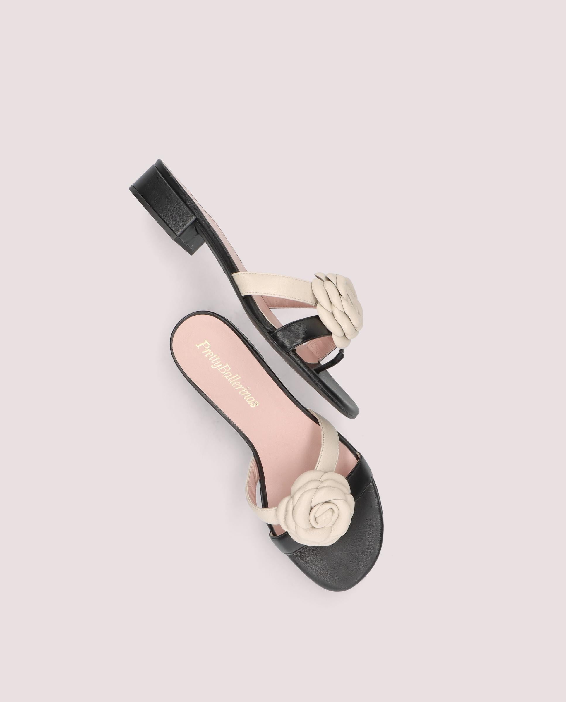 Sandalias Lulu Negros Piel