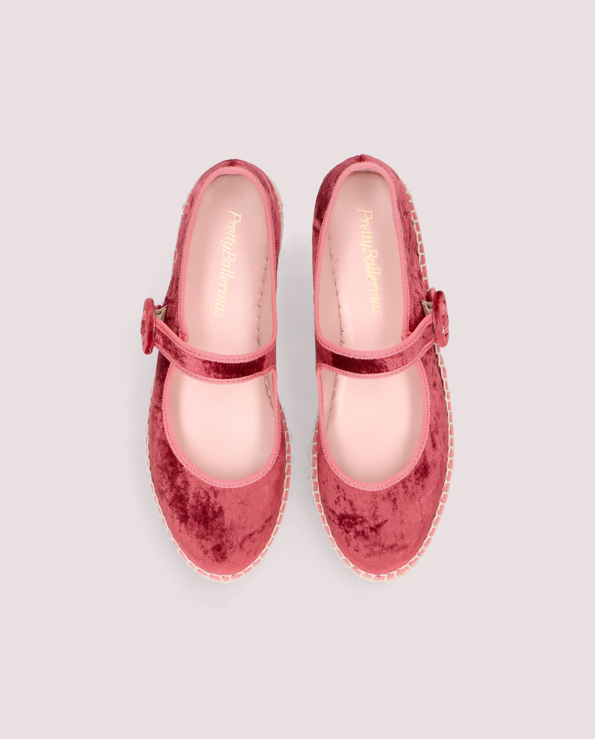 Alpargatas Esparto Athena Rojos Tejidos