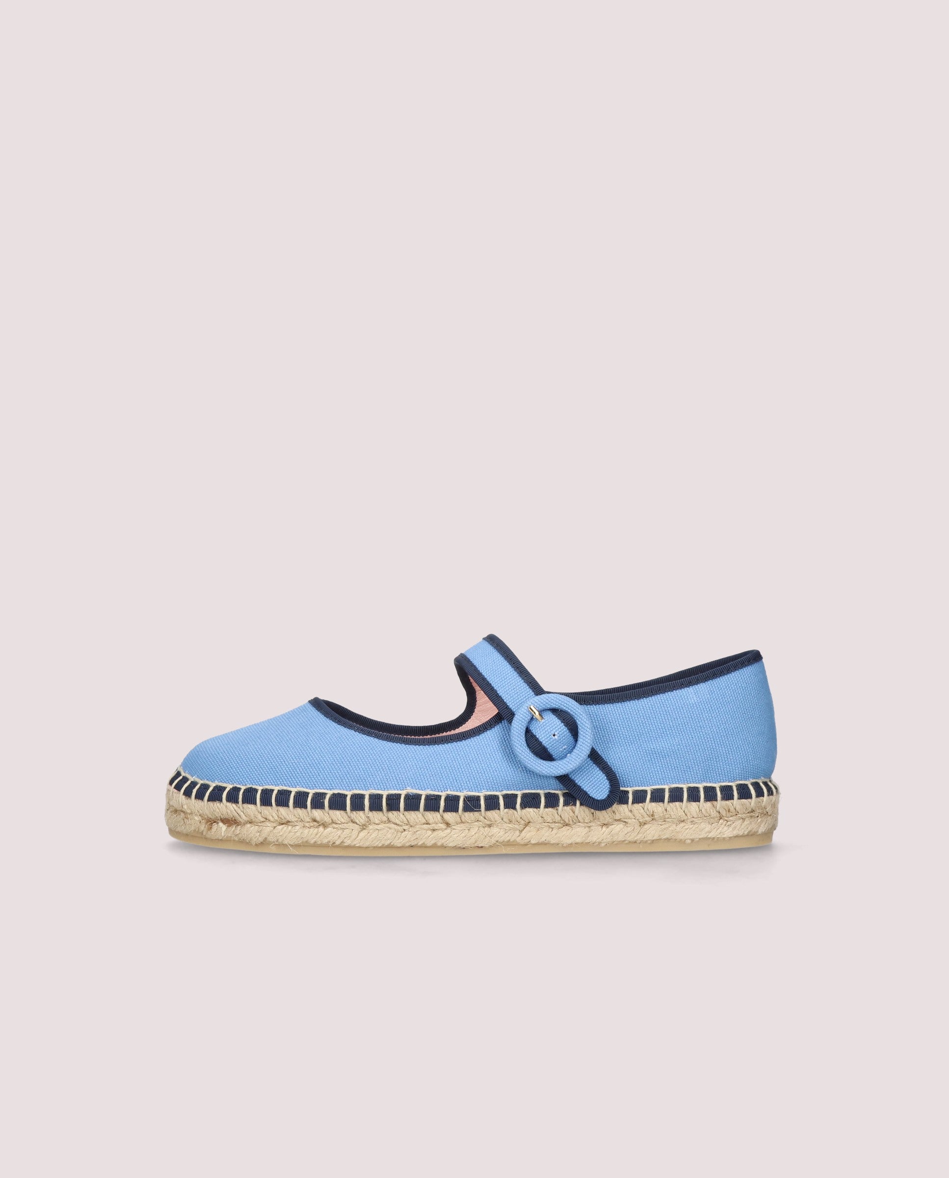 Alpargatas Esparto Athena Azules Tejidos