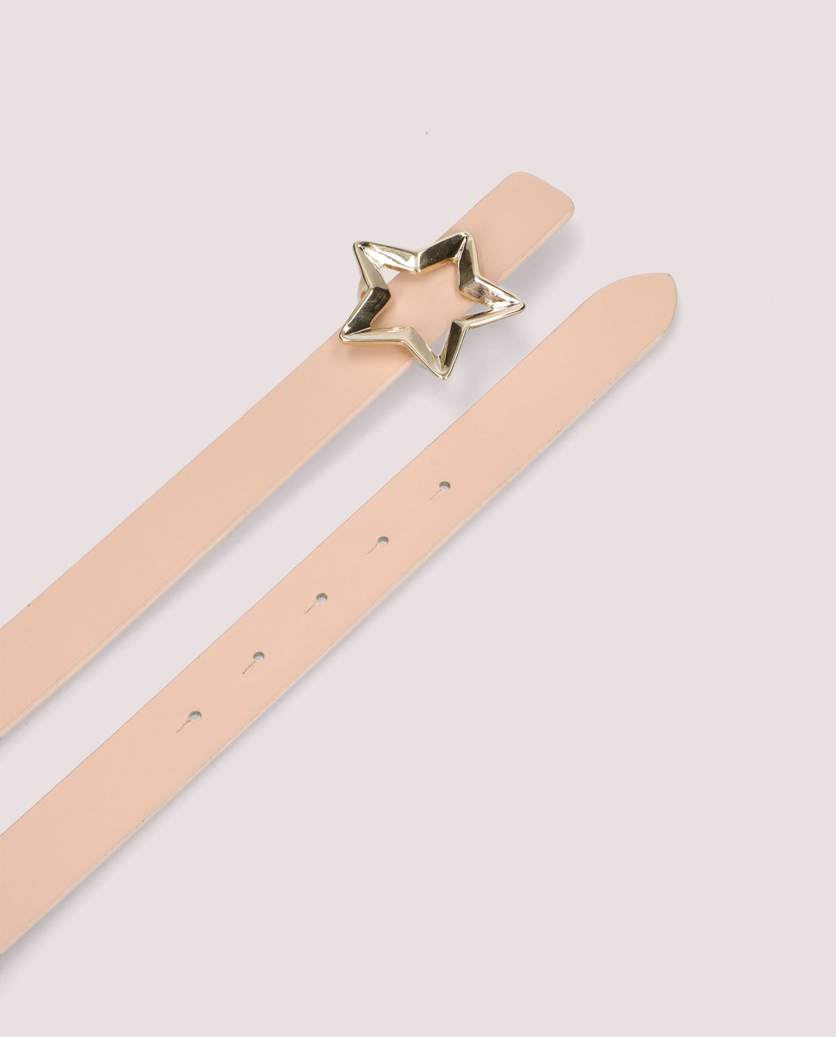 Cinturón piel rosa