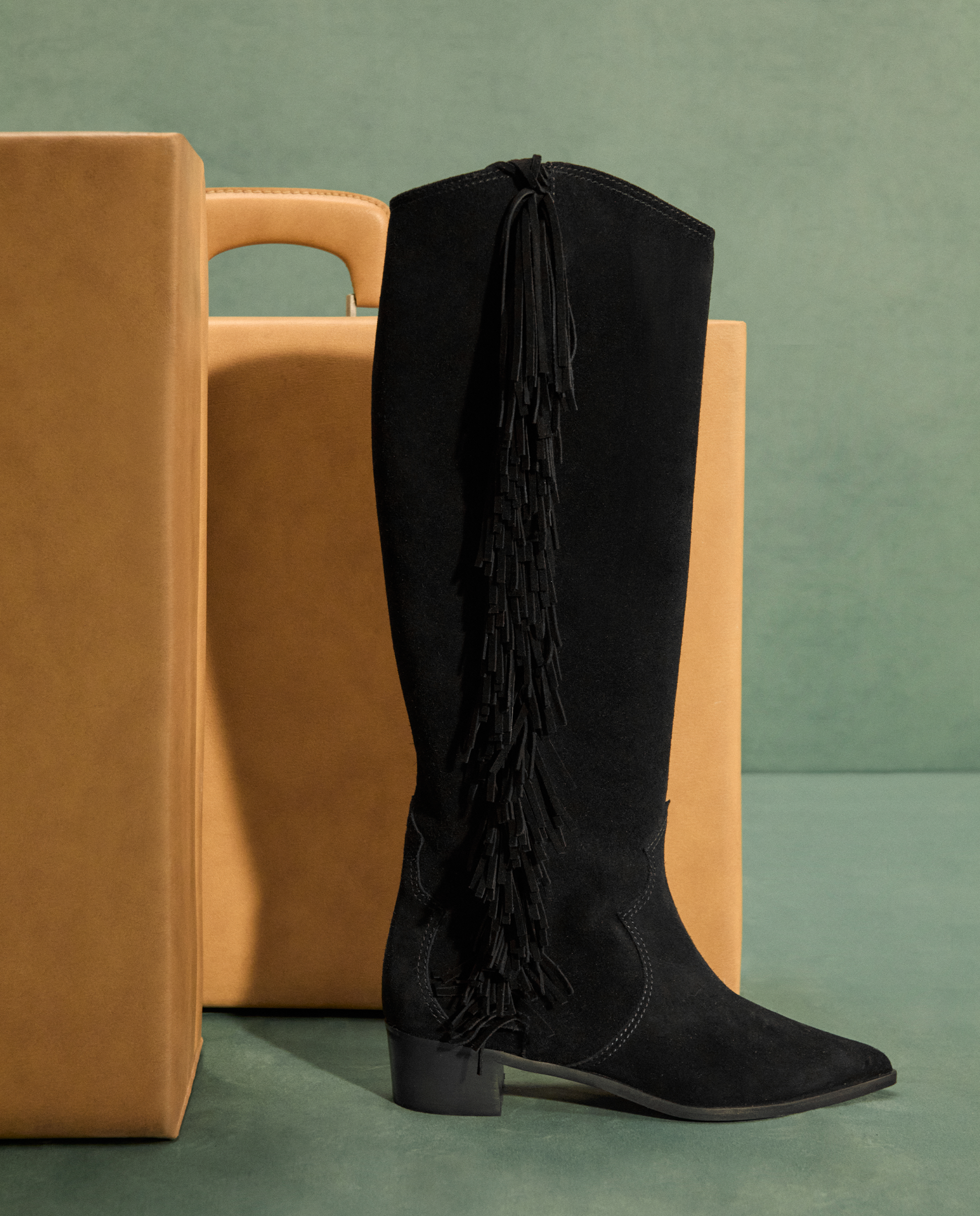Botas Kendall Negros Ante