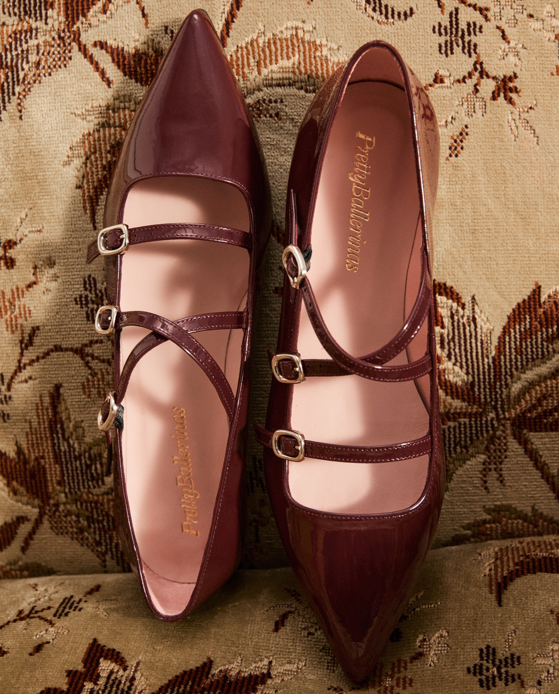 Bailarinas Clementine Rojos Charol